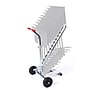 NPS Music Stand Dollies, Zinc, 10 Music Stand Transport And Storage Dolly, Chrome (DYMS10)~#|#~sp121246341_sc7