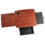 Oklahoma Sound 4-Shelf Wood/Steel Wizard Presentation Cart, Cherry (WZD)~#|#~sp121246356_sc7