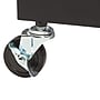 Oklahoma Sound PRC Series 3-Shelf Metal Mobile Presentation Cart with Lockable Wheels, Black (PRC250)~#|#~sp121246397_sc7