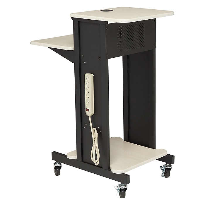 Oklahoma Sound PRC Series 4-Shelf Metal Mobile Presentation Cart