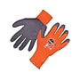 Ergodyne ProFlex 7401 Winter Work Gloves, Fleece Lined, Latex Coated Palm, 13 Gauge, A5 Cut Level, Orange, XL, 12/Pack~#|#~sp121248004_sc7