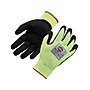 Ergodyne ProFlex 7041 Hi-Vis Nitrile-Coated Cut-Resistant Gloves, ANSI A4, Wet Grip, Lime, Medium, 12 Pairs (17813)~#|#~sp121248030_sc7