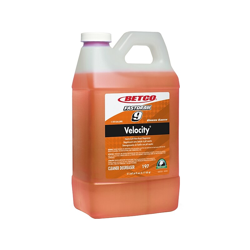 Betco Green Earth Velocity Degreaser, Fresh Scent, 67.6 Oz., 4/Carton (19747-00) image 1