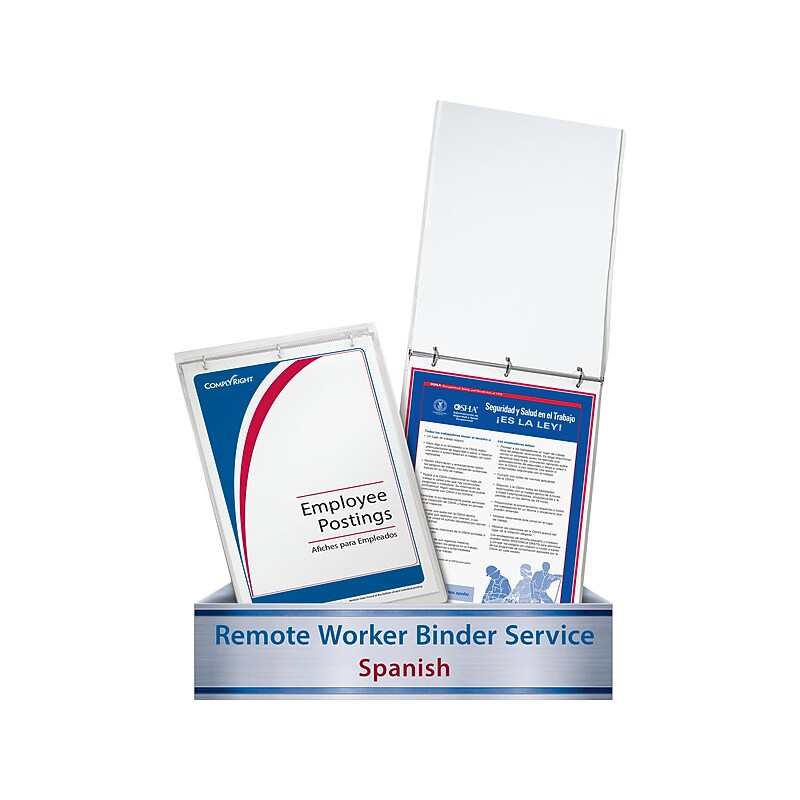 ComplyRight Federal and State Remote Worker Binder 1-Year Labor Law Service, Delaware, Spanish (U1200CRWDEESP) image 1