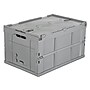 Mount-It! Folding Plastic Storage Crate, 65L Liter Capacity~#|#~sp12138759_sc7