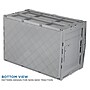 Mount-It! Folding Plastic Storage Crate, 65L Liter Capacity~#|#~sp12138761_sc7