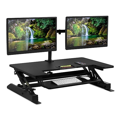 MountIt! Sit Stand Workstation Standing Desk Converter (SitStand