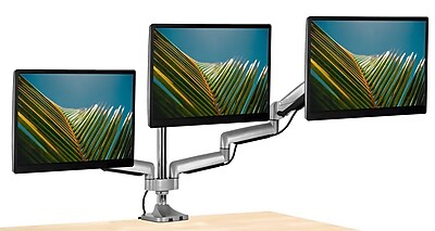Mount-It! Triple Monitor Desk Mount w/ USB, USB-C & Audio Ports - Thumbnail 3
