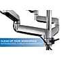 Mount-It! Height Adjustable Triple Monitor Mount Arms, for 24" to 32" Displays (MI-2753)~#|#~sp12138891_sc7