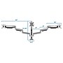 Mount-It! Height Adjustable Triple Monitor Mount Arms, for 24" to 32" Displays (MI-2753)~#|#~sp12138892_sc7