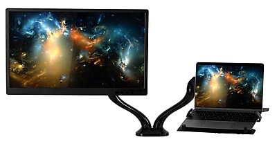 Mount-It! Adjustable Monitor Mount, Up to 27″ Monitor, Black (MI-6352LTMN) Sansujyuku sansujyuku.com