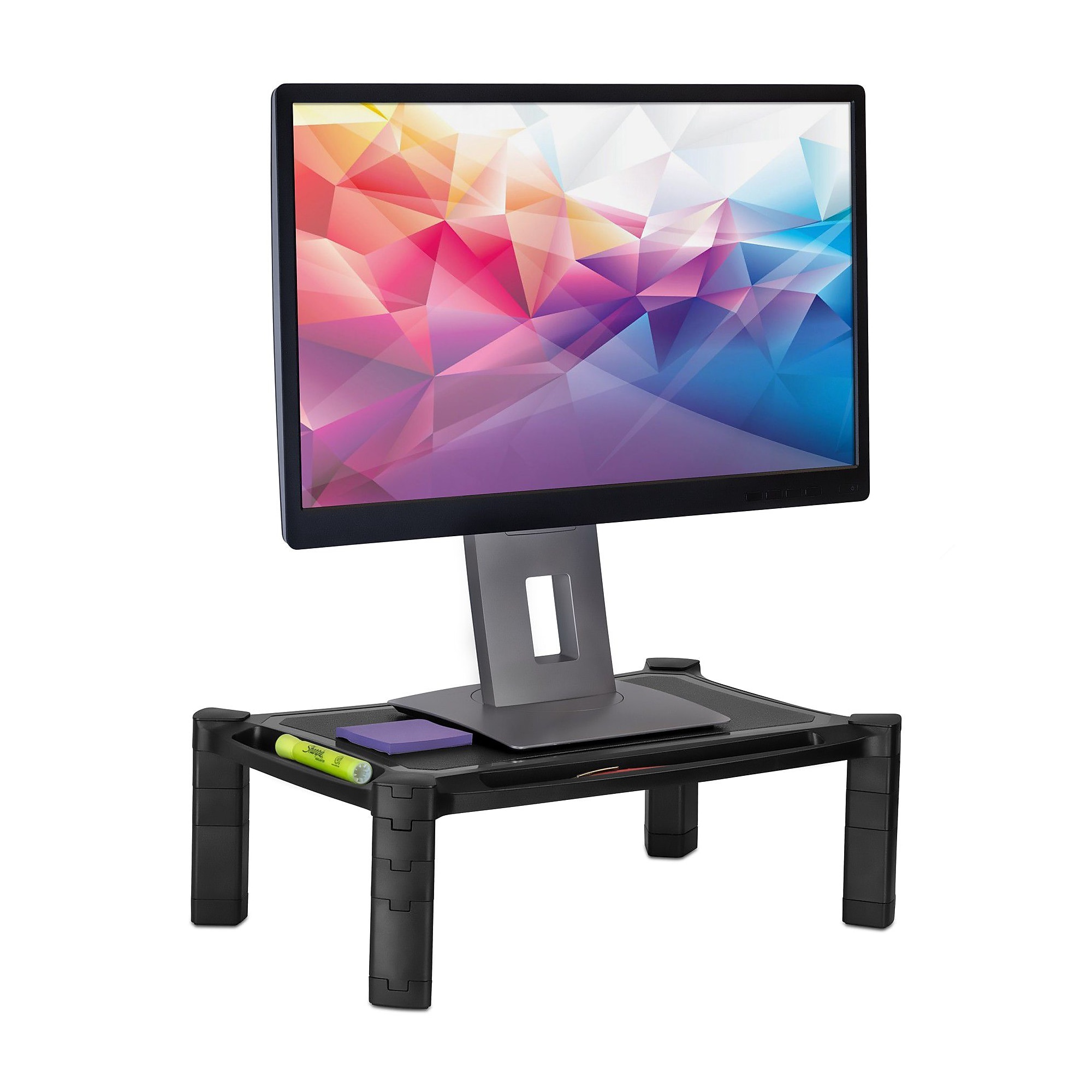 Mount-It! Printer and Monitor Stand Height Adjustable, Holds Up to 22 lbs., Black (MI-7851) Sansujyuku sansujyuku.com