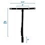 Mount-It! TV Safety Straps with Anti-Tip Protection Secures to TV Stand and Walls (MI-350)~#|#~sp12138936_sc7