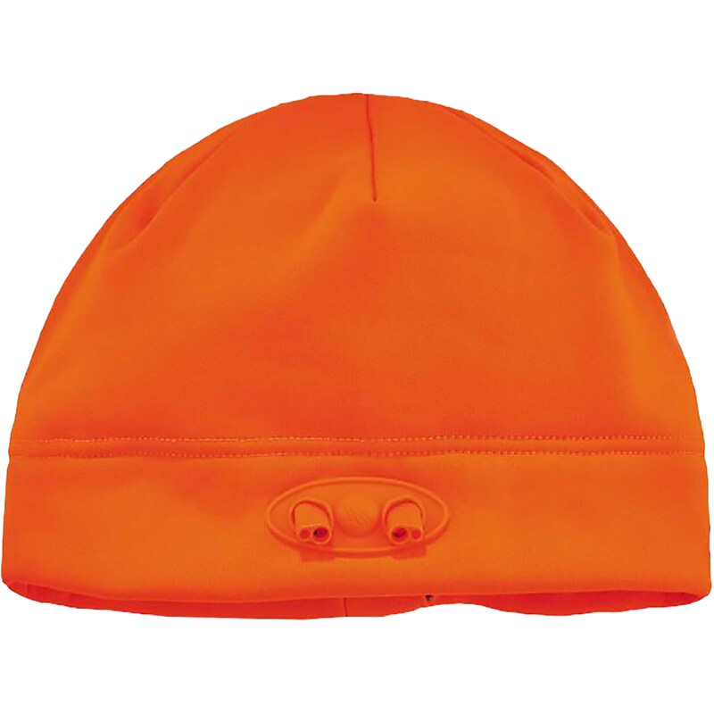 Ergodyne N-Ferno One Size Fits All Skull Cap Beanie Hat with LED Lights, Orange (16804) image 1