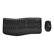 Microsoft Comfort Desktop 5050 Wireless Keyboard & Mouse, Black (PP4-00001)