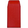 JAM Paper® #1 Coin Business Colored Envelopes, 2.25 x 3.5, Red Recycled, 100/Pack (356730632F)~#|#~sp121511698_sc7