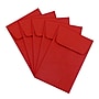 JAM Paper® #1 Coin Business Colored Envelopes, 2.25 x 3.5, Red Recycled, 100/Pack (356730632F)~#|#~sp121511699_sc7