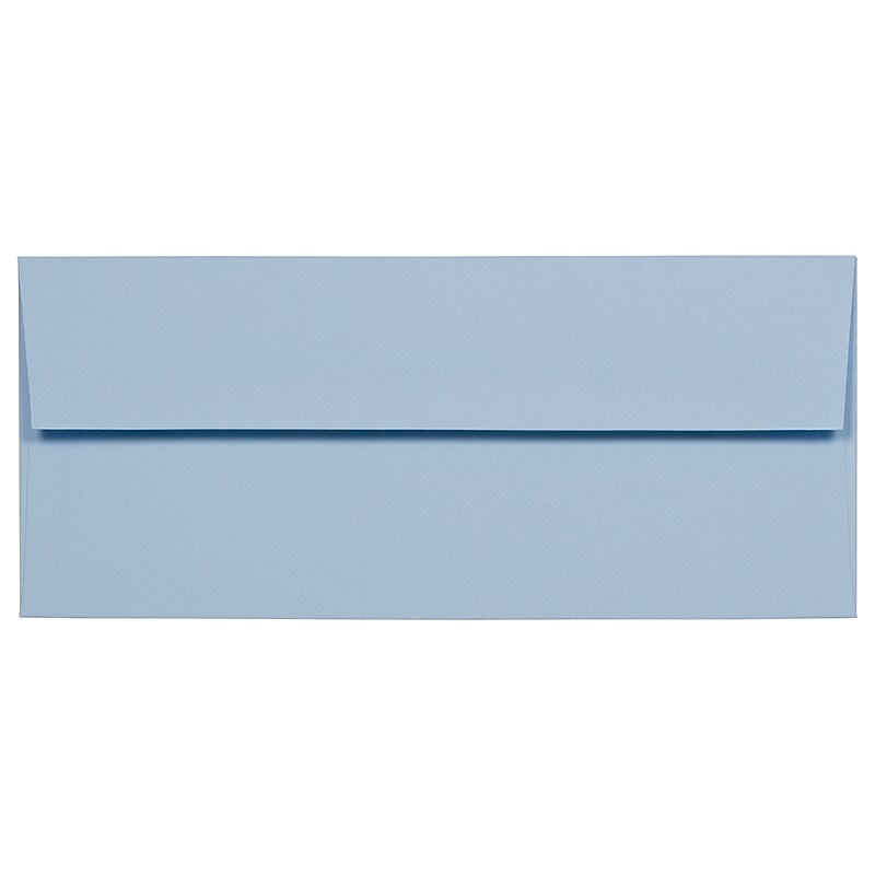 JAM Paper #10 Business Envelope, 4 1/8" x 9 1/2", Baby Blue, 25/Pack (2155778) image 1