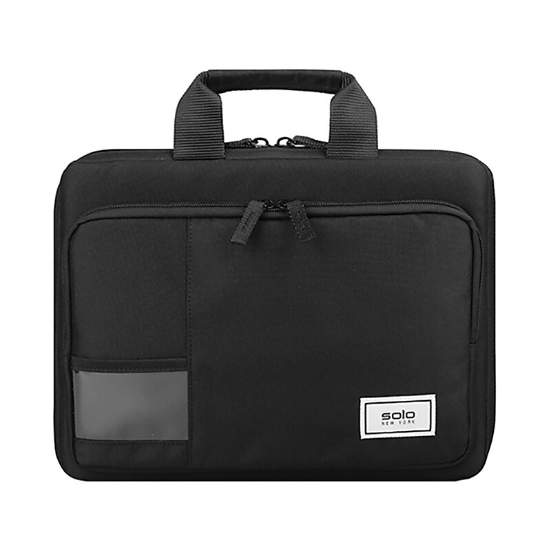 Solo New York Secure-Fit 13.3" Polyester Laptop Case, Black (PRO151-4) image 1