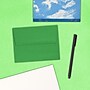 JAM Paper A2 Colored Invitation Envelopes, 4.375 x 5.75, Green Recycled, 25/Pack (15843)~#|#~sp121512176_sc7