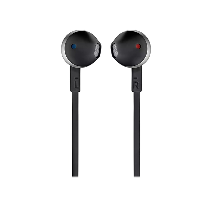 JBL TUNE 205 Stereo Earbud Headphones, Black (JBLT205BLKAM) | Staples