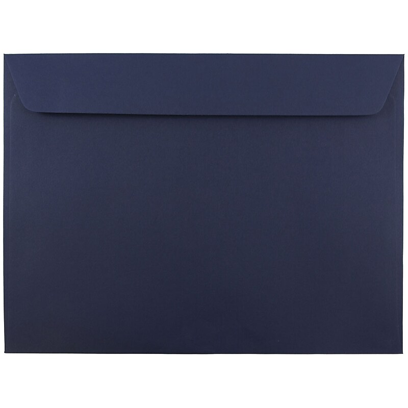 JAM Paper 9 x 12 Booklet Envelopes, Navy Blue, 100/Pack (263916011c) image 1