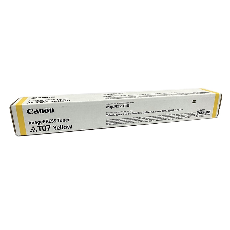 Canon T07 3644C001AA Yellow Toner Cartridge image 1