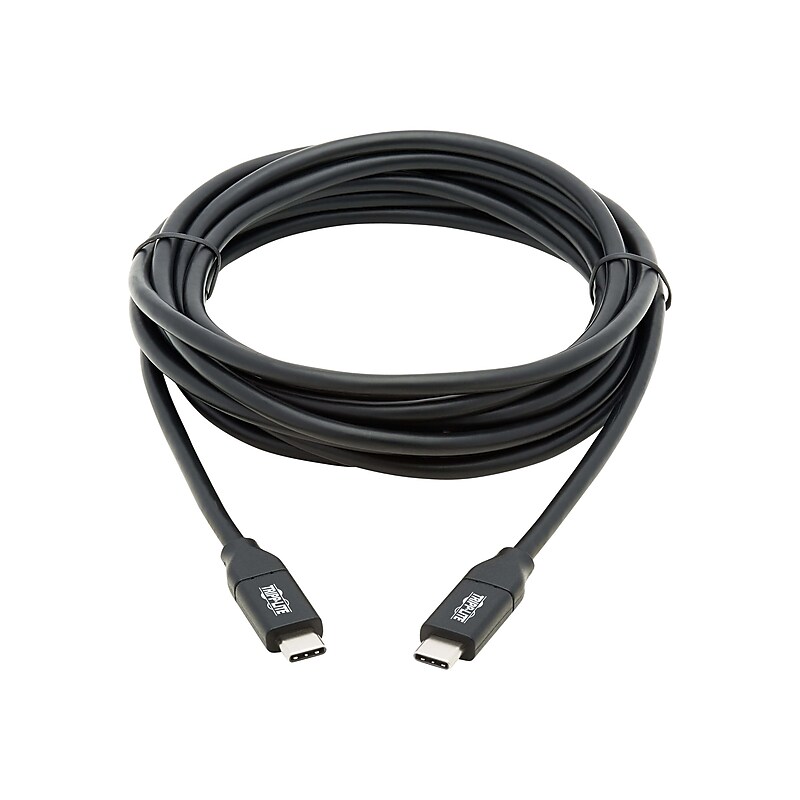 Tripp Lite 10' USB C Power Cable, Black (U040-C3M-C-5A) image 1