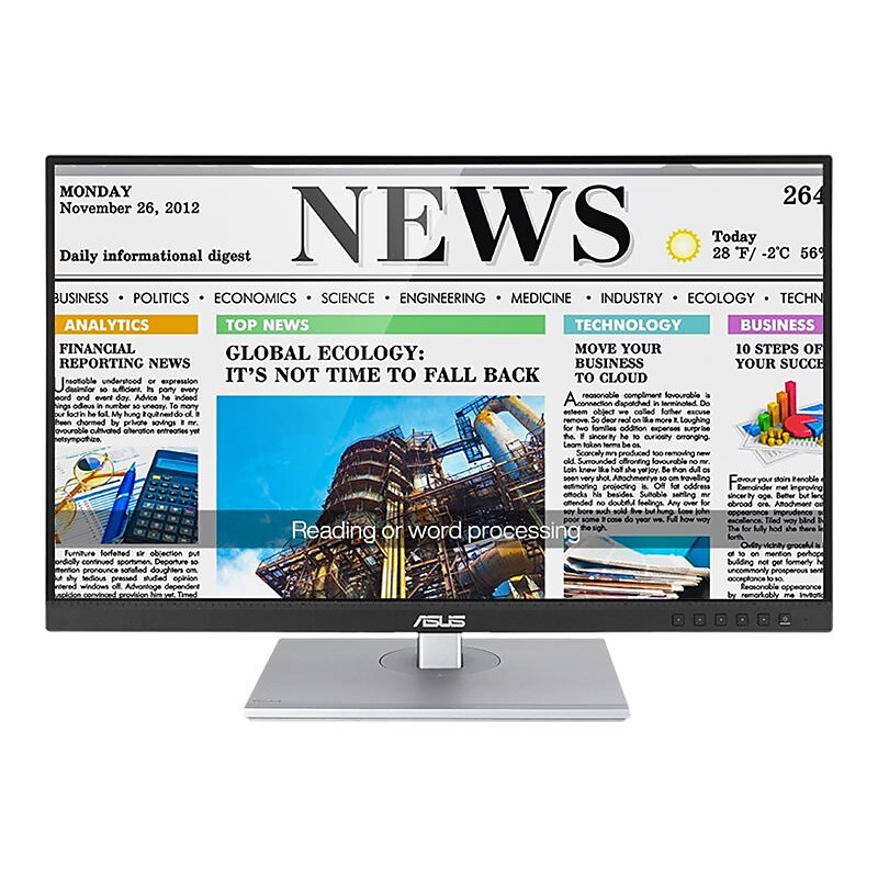 ASUS ProArt PA278CV 27" LED Monitor, Silver/Black image 1