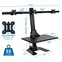 Mount-It! 28"W Adjustable Triple Monitor Mount, Black (MI-7983)~#|#~sp121594701_sc7