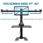 Mount-It! 28"W Adjustable Triple Monitor Mount, Black (MI-7983)~#|#~sp121594704_sc7
