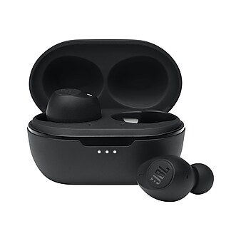 JBL TUNE Wireless Bluetooth Stereo Earbuds, Black (JBLT115TWSBLKAM)