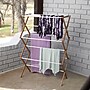 Household Essentials Collapsible Bamboo Drying Rack, Brown/White (6525)~#|#~sp12159859_sc7