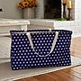 Household Essentials Krush Container Rectangle Tote Bag, White Star On Blue (2240)~#|#~sp12160042_sc7