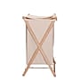 Household Essentials Collapsible 2-Section Laundry Sorter with Lid, Canvas, Beige (6786-1)~#|#~sp12160096_sc7