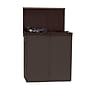 Household Essentials Collapsible 2-Section Laundry Sorter with Lid, Brown (5638)~#|#~sp12160106_sc7