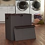 Household Essentials Collapsible 2-Section Laundry Sorter with Lid, Brown (5638)~#|#~sp12160108_sc7