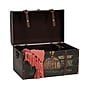 Household Essentials Large Vintage Totty Decorative Home Storage Trunk (9243-1)~#|#~sp12160165_sc7