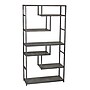 Household Essentials 65"H 6-Shelf Bookcase, Slate Faux Concrete (8090-1)~#|#~sp12160734_sc7