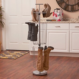 Household Essentials 3-Tier Carousel Boot Tree Shoe Rack (2132-1)