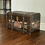 Household Essentials Large Vintage Totty Decorative Home Storage Trunk (9243-1)~#|#~sp12161008_sc7