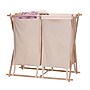 Household Essentials Collapsible 2-Section Laundry Sorter with Lid, Canvas, Beige (6786-1)~#|#~sp12161079_sc7