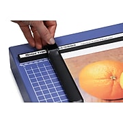 United 18" Professional-Grade Guillotine Paper Trimmer, 40 Sheet Capacity, Blue (T18P)