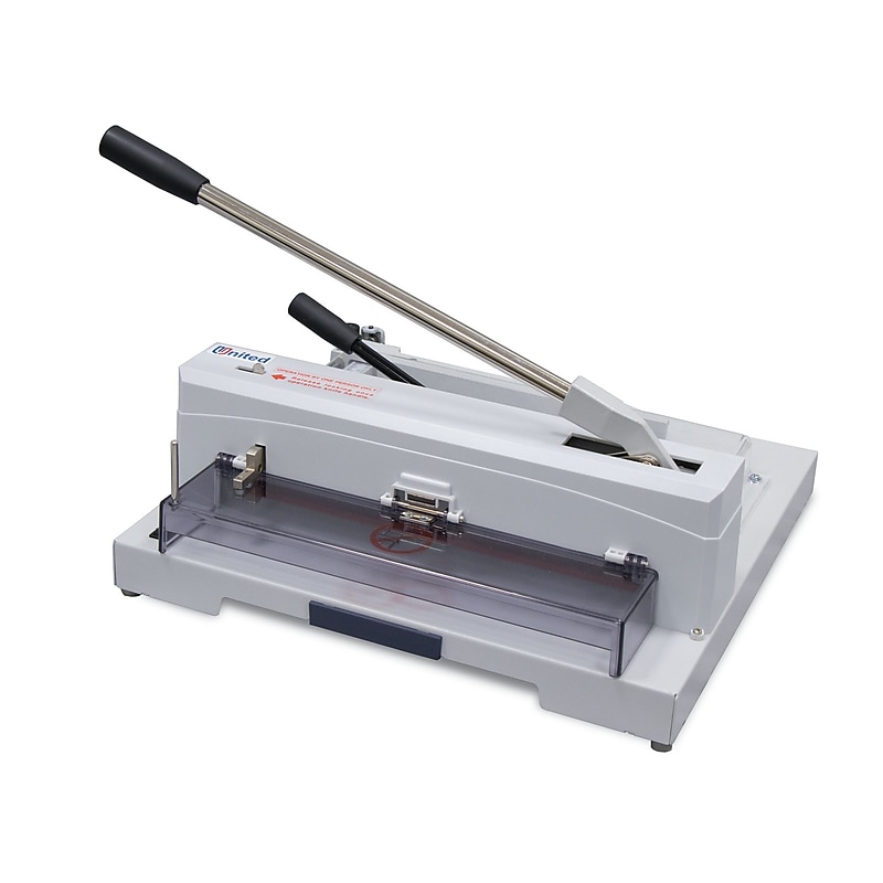 United 14.5" Guillotine Paper Cutter, Gray (C12) image 1