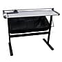 United Commercial 38" Rotary Paper Cutter with Stand and Catch Tray, Silver/Black (RT37S)~#|#~sp12178291_sc7