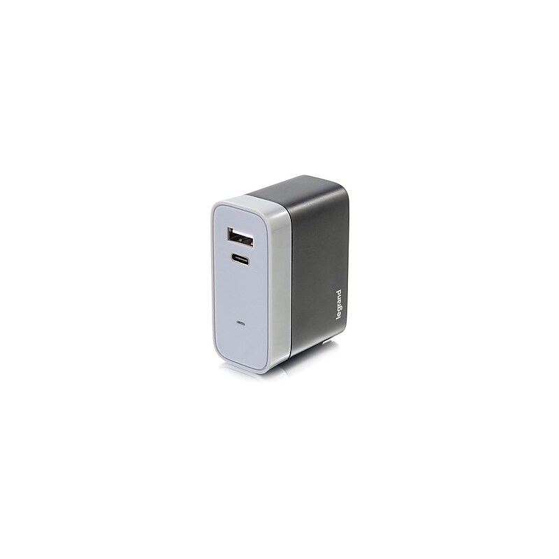 C2G USB C Wall Charger, USB C and USB A Wall Charger, 120 V AC, 230 V AC Input image 1