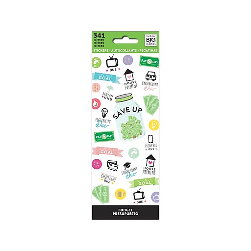 The Happy Planner Petite Stickers, Assorted Colors, 341/Pack (PPSM20