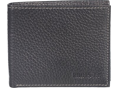 Roots 73 Slimfold Leather ID Wallet with RFID 