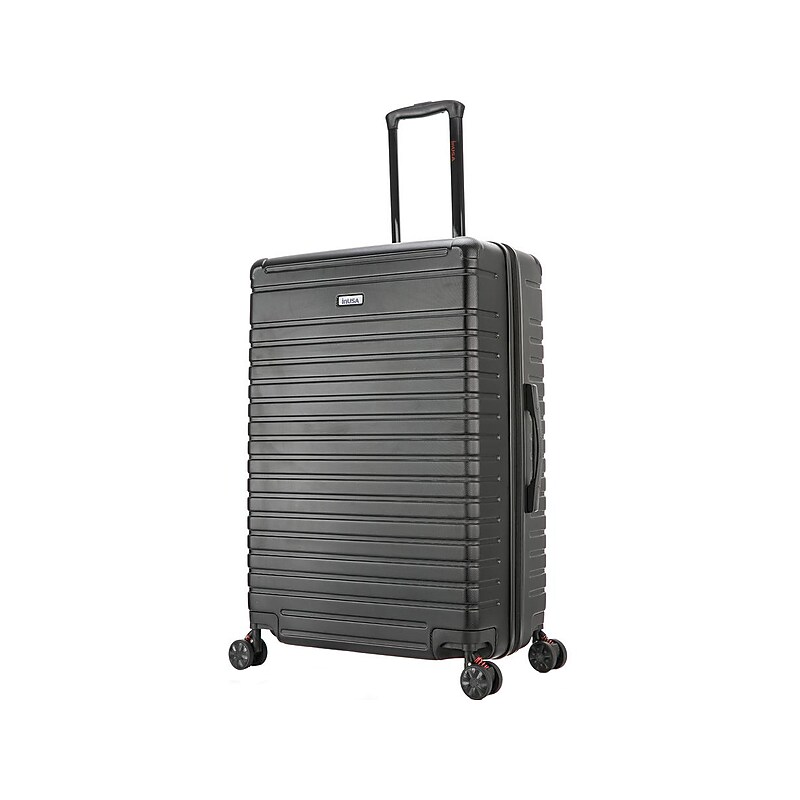 InUSA Deep 29.23" Hardside Suitcase, 4-Wheeled Spinner, Black (IUDEE00L-BLK) image 1