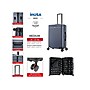 InUSA Deep 24" Hardside Suitcase, 4-Wheeled Spinner, TSA Checkpoint Friendly, Blue (IUDEE00M-BLU)~#|#~sp121843668_sc7